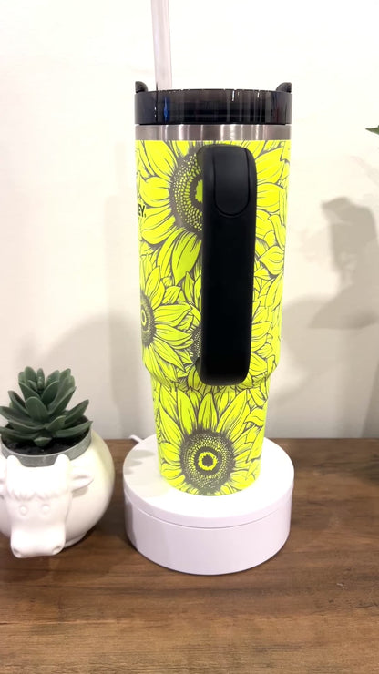 Sunflower tumbler